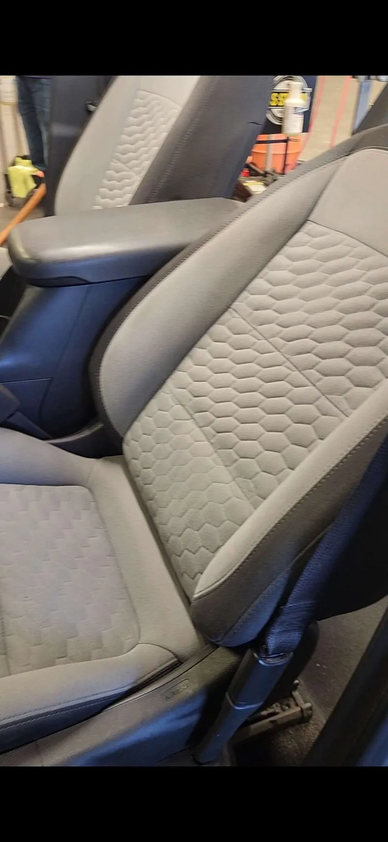 Car Seat Cleaning - after