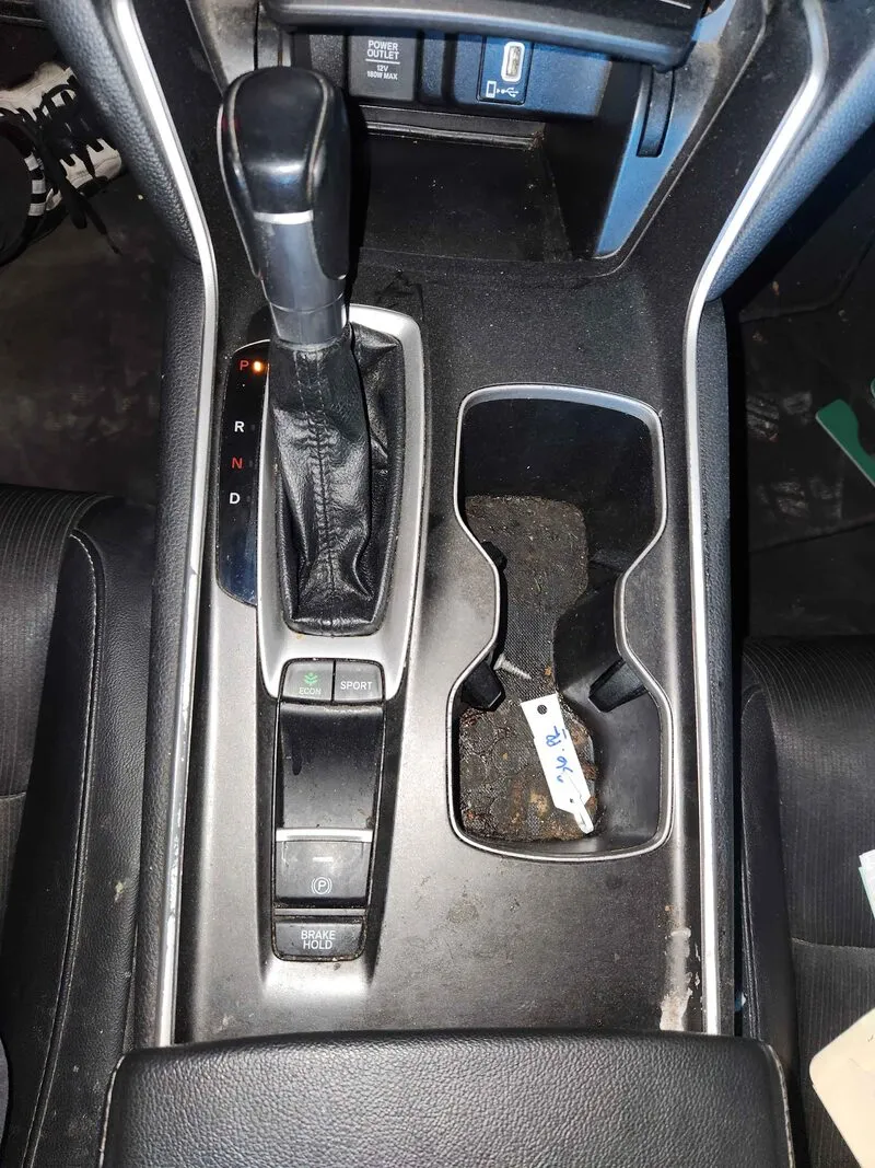 Gear Shifter Cleaning - before