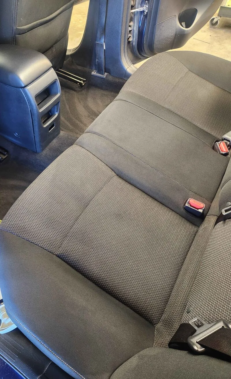 Car Seat Deep Clean - after