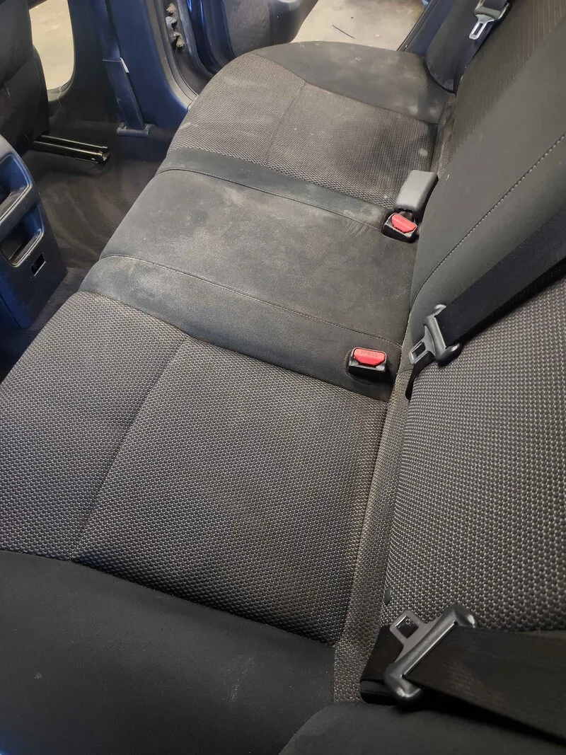 Car Seat Deep Clean - before